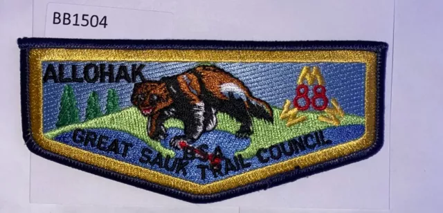 Boy Scout OA Flap  Allohak Lodge 88