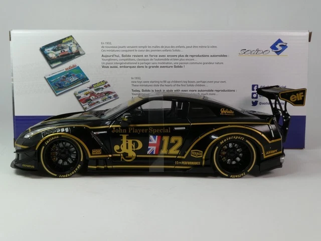 Modèle Réduit Solido 1:43 Nissan GT-R (R35) LB Works JPS 2016 Noir Et Or - SL4311201