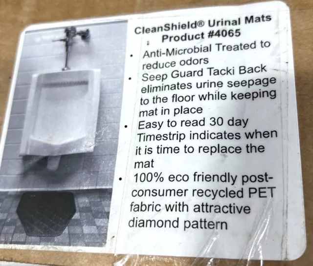 CleanShield Urinal Mats 4065 (5 Boxes of 6 Mats/each)