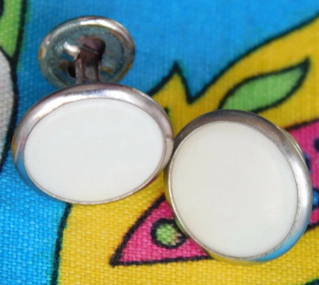 Pair of vintage collar studs Mens formal dress wear for tunic shirts UNUSED da