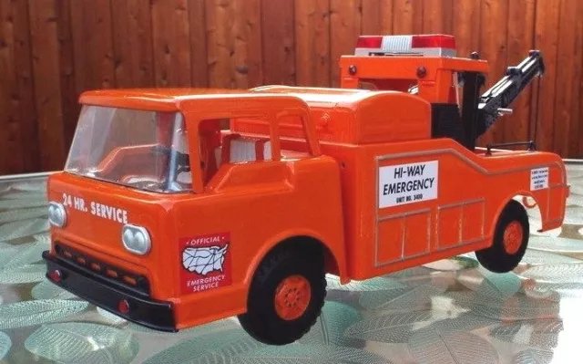 Custom Nylint Ford HI-Way Emergency Tow Truck 16" Long Pressed Steel