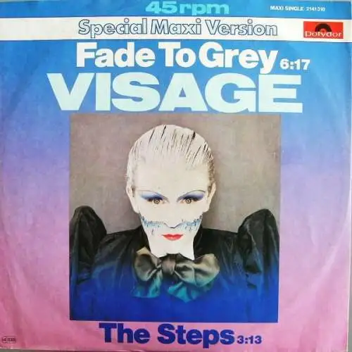 Visage Fade To Grey 12" Maxi Vinyl Schallplatte 016