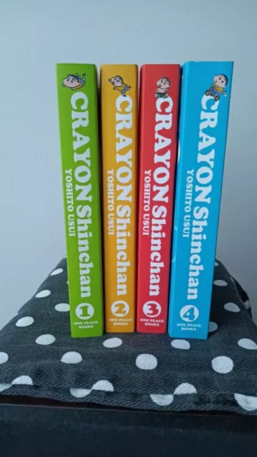 RARE Crayon ShinChan Paperback by Yoshito Usui in English (Volumes 1, 2, 3 & 4)