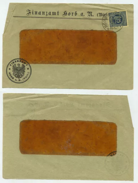 95076 - Mi.Nr. 31 - Briefvorderseite Finanzamt Horb - 16.5.1922