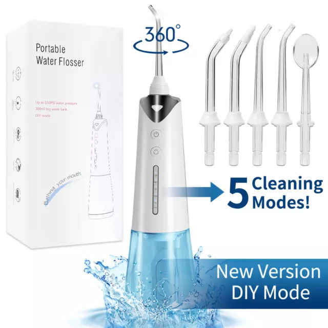 Waterpik Cordless Water Flosser Jet Dental Electric Oral Irrigator Teeth Cleaner