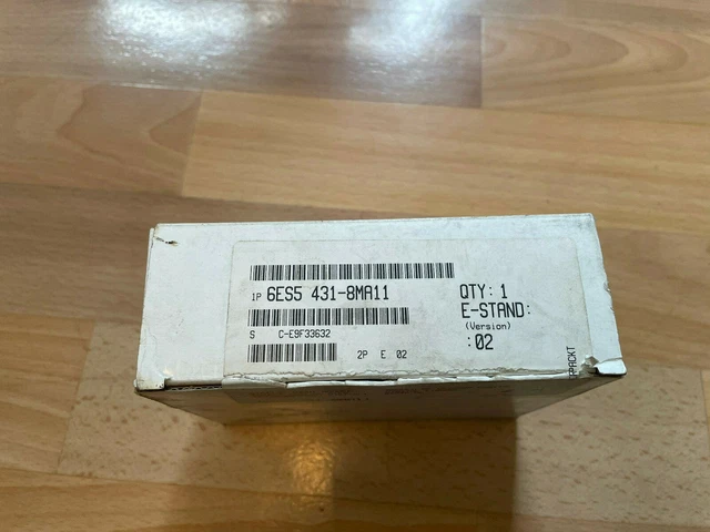 Siemens Simatic S5 Type: 6ES5 431-8MA11 Neuf / Emballage D'Origine