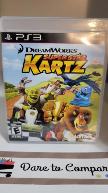 DreamWorks Super Star Kartz (PlayStation 3, 2011) PS3 Complete with Manual