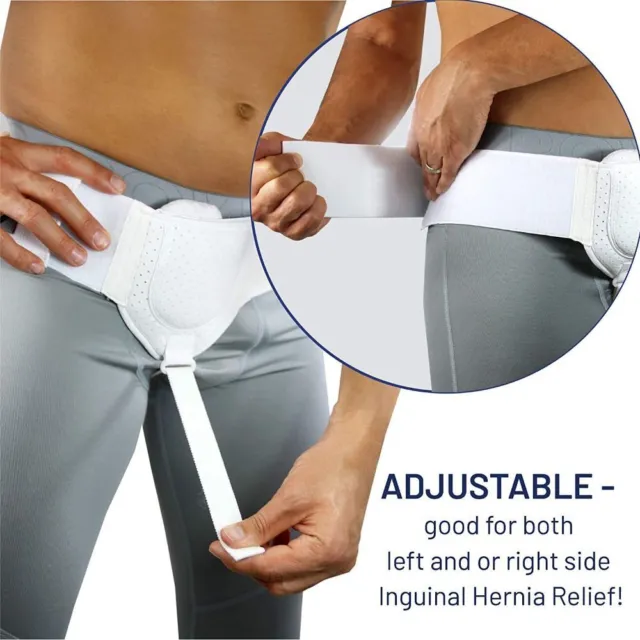 UNILATERAL HERNIA BELT Removable Truss for Inguinal Hernia Brace