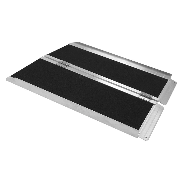 Rampa portátil antideslizante antideslizante para silla de ruedas de aleación de aluminio rampa SG5