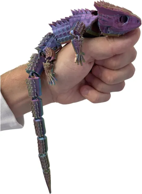 RJW Design Store Large Reptile Fidget Toy Colour Changing Lizard Fidget Toy