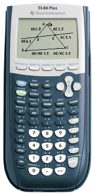 TEXAS INSTRUMENTS TI 84 Plus Graphing Calculatrice LCD Housse Noir Travail EUR 68,74 - PicClick FR