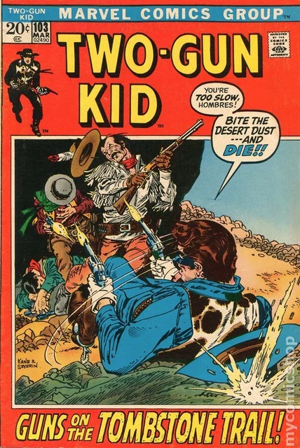 Two-Gun Kid National Diamond #103NDS FN+ 6.5 1972 Stock Image