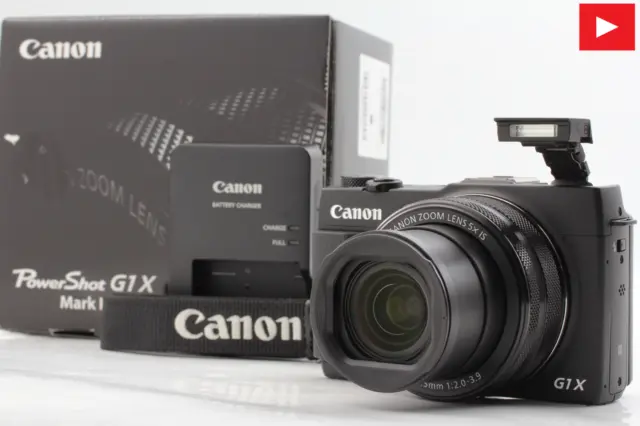 【Near MINT in BOX】 Canon PowerShot G1 X Mark II 13.1MP Digital Camera from JAPAN