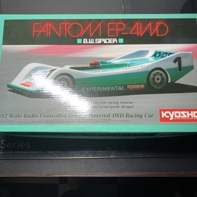 KYOSHO FANTOM EP-4WD B.W. Spider 1/12 RC Racing Car Kit 30635 Vintage ...