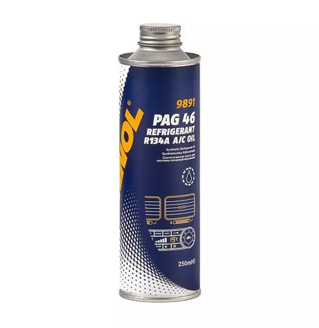 250ml MANNOL PAG 46 Refrigerant Air Conditioning Fully Synthetic Oil R134A