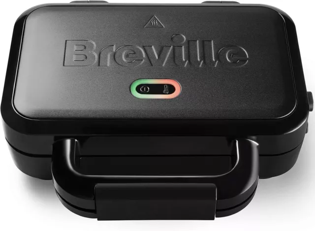 Breville VST082 Ultimate Deep Fill Toastie Maker -Black 2 Slice Sandwich Toaster