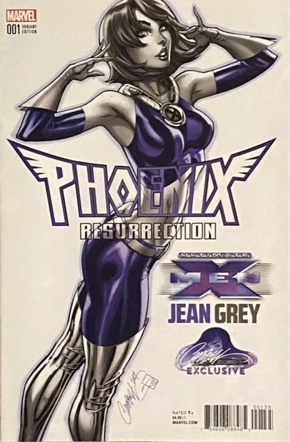 Phoenix Resurrection 1B Jean Grey X Men Exclusive J Scott Campbell