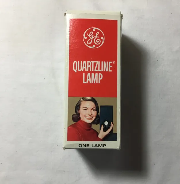 GE Quartzline Lamp BVE 120V 600W Projector Lamp/Bulb - New in Box! New Old Stock