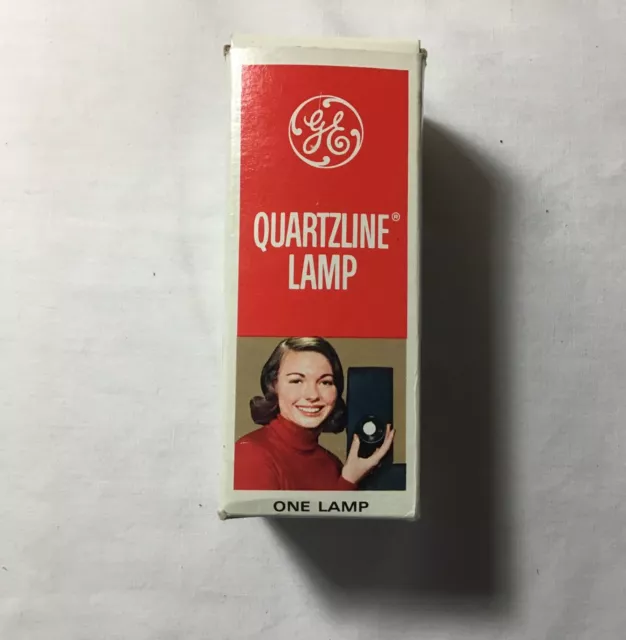 GE Quartzline Lamp BVE 120V 600W Projector Lamp/Bulb - New in Box! New Old Stock