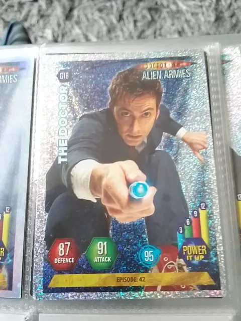 Dr Who Trading cards, Alien Armies 2004 David Tennant The 10th dr