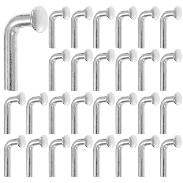 100 Pcs Pallet Rack Drop Pin Iron Sticky Hooks for Hanging Clips