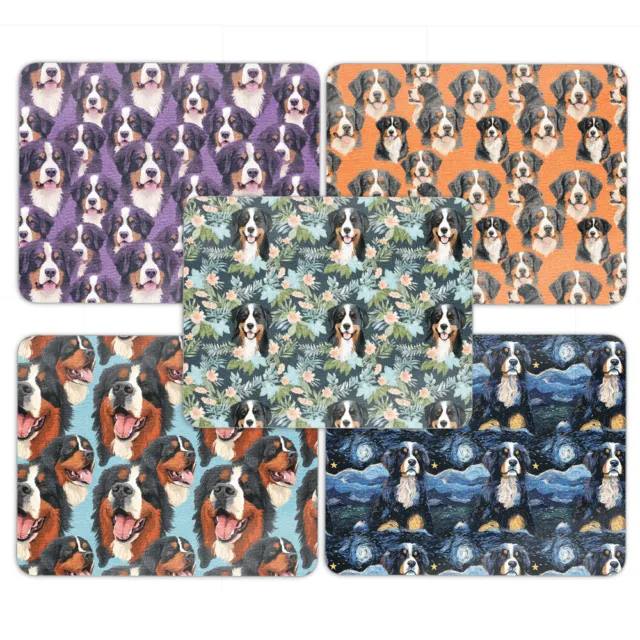 Mouse Pad Desk Mat Anti-Slip|Bernese Mountain Dog Puppy Dog Canine Pattern #A1