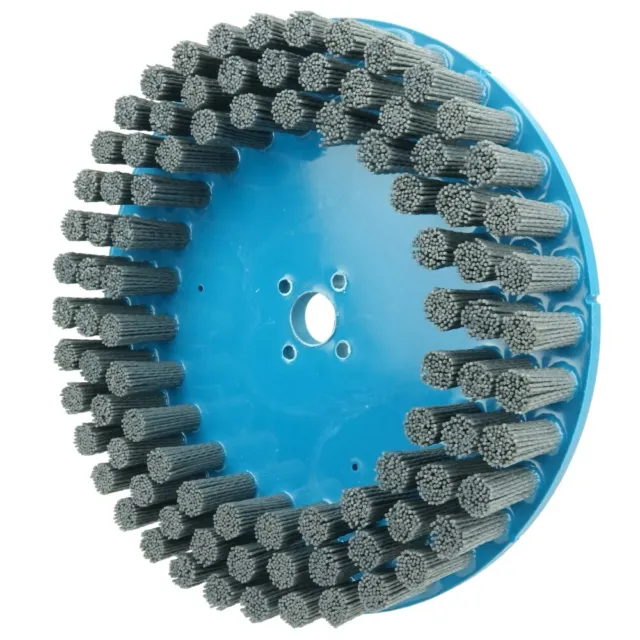 WEILER 85930 10" Nylox Disc Brush Crimped Filament .040/120SC 7/8" Arbor NEW!