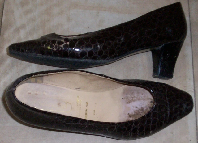 Chaussures escarpins Rindal cuir femme noires taille pointure 40