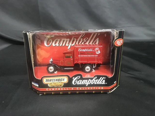 MATCHBOX CAMPBELLS SOUP Die Case 1932 Ford Model AA Truck Brand New In ...