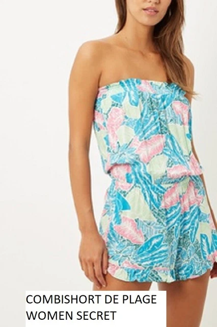 Combishort bustier online plage