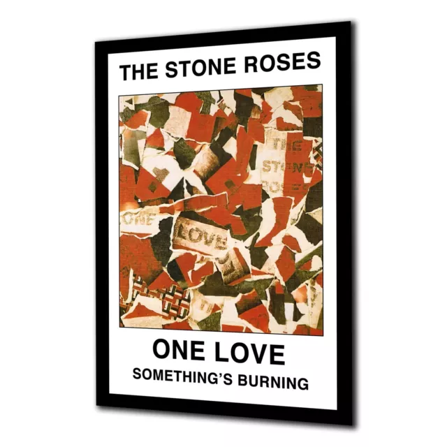 Poster Inspired by Stone Roses One Love Single Madchester Legend Tribute Print