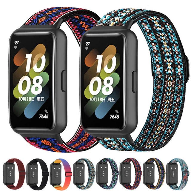 Für Huawei Band 7 Smart Watch Uhrenarmband Sport Nylon Armband Ersatzband Strap