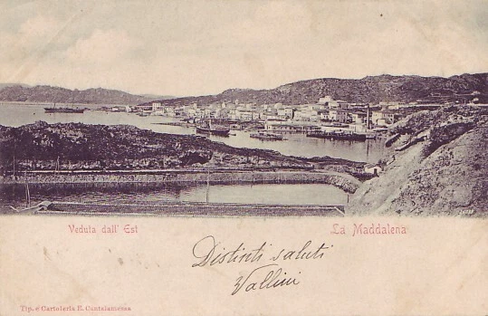 La Maddalena(Olbia-Tempio)-Veduta dall'Est-1901