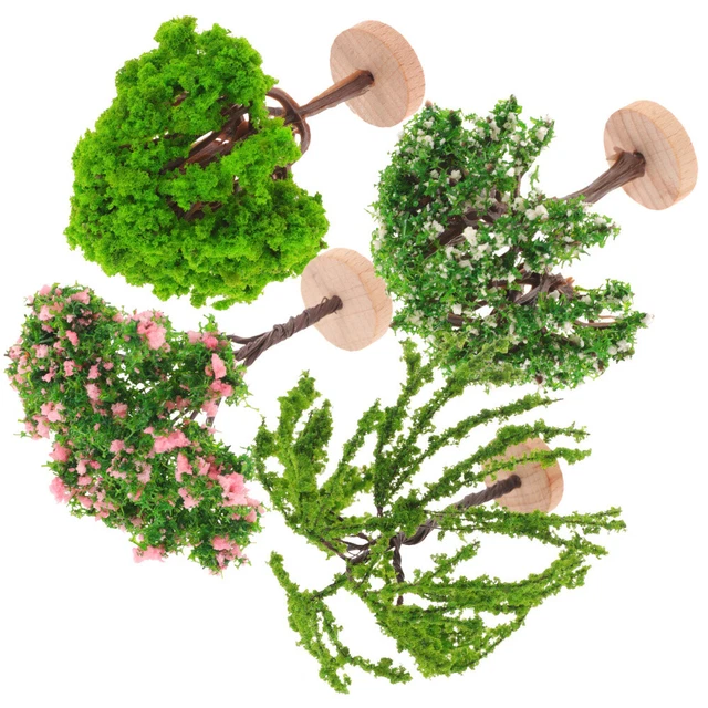 10 pz modelli di alberi per layout scena modello di