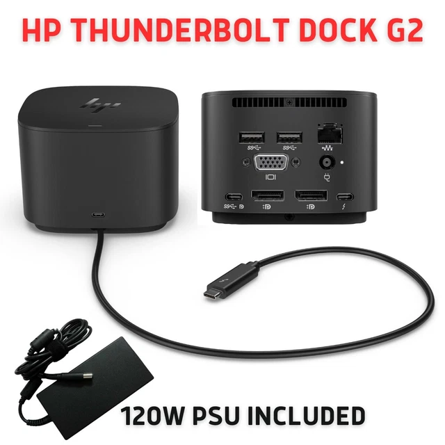 HP THUNDERBOLT DOCK G2 Docking Station USB TypeC / USB 3.0 with 120w