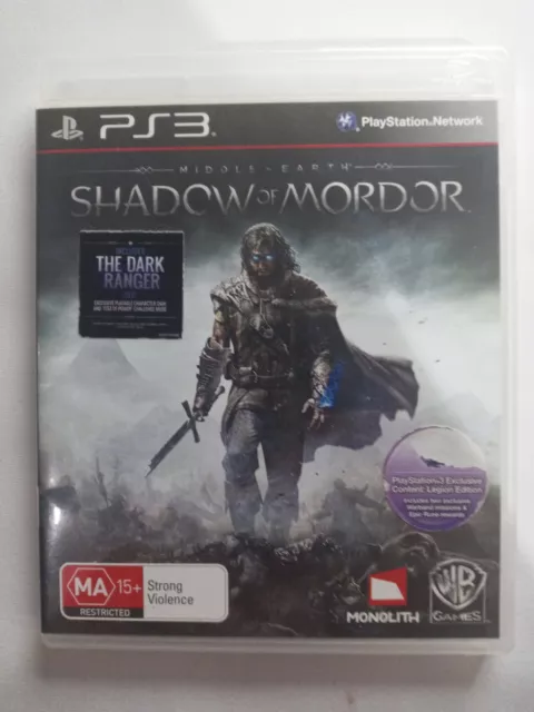 Middle Earth Shadow of Mordor PS3