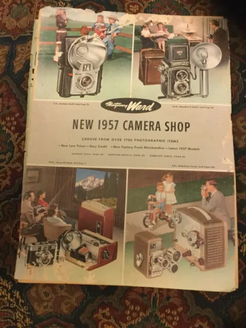 Montgomery Ward 1957 Camera Catalog 102 Pages complete