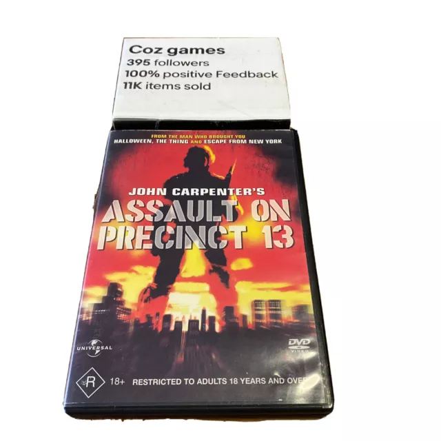 Assault on Precinct 13 DVD RARE OOP John Carpenter Australian Release