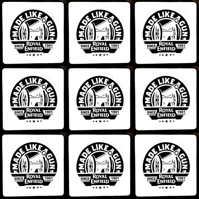 ROYAL ENFIELD AUTOCOLLANT Stickers Logo Officiel Moto Réservoir Casque