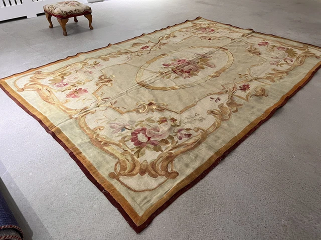 Rare 19th Century French Aubusson Carpet or Rug. Rare 19th Century French Aubusson Carpet or Rug.