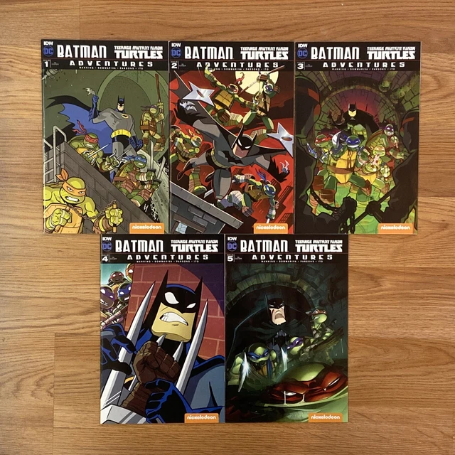 Batman/Teenage Mutant Ninja Turtles: Adventures #1-5 RI Covers IDW DC Comics