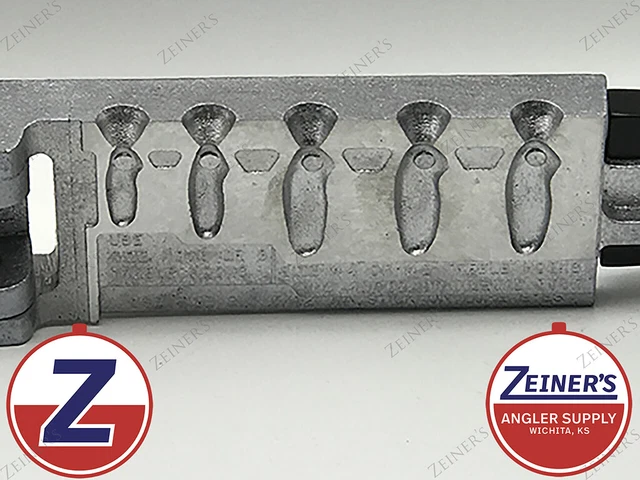 Do It SWM Jig Mold 3242 – 1/8, 1/4, 3/8 Oz Sizes (3-Cavity)