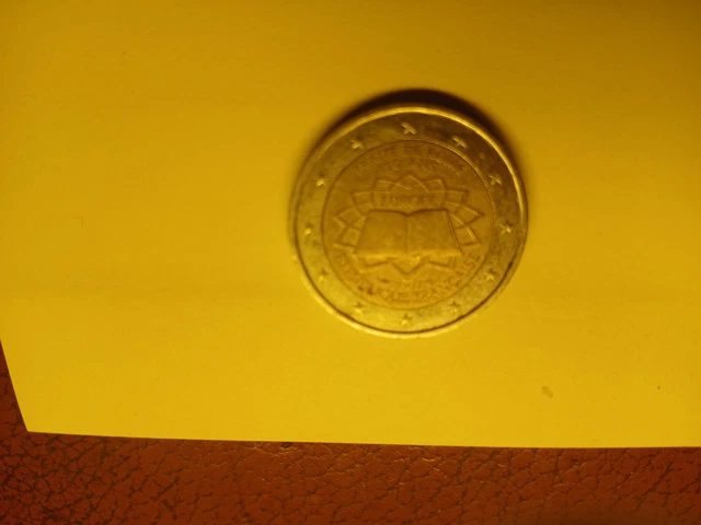 PIECE 2 EUROS France , de Collection , 50 ans traite de Rome annee 2007
