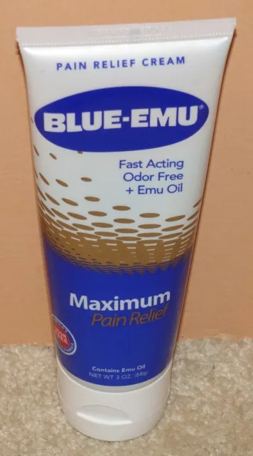 3 Oz. Blue-Emu Maximum Pain Relief Cream for Arthritis Muscle & Joints 01/2024