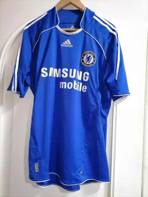 Maglia Calcio Chelsea Stagione Calcistica 2006-2007 N°13 Ballack Tg Xl Vintage