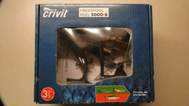 crivit fishing reel 5000s 5000 S loose for bottom fishing for carp, eel, pike perch and other fish species Sports & Outdoors Crivit Fishing | eBay UK