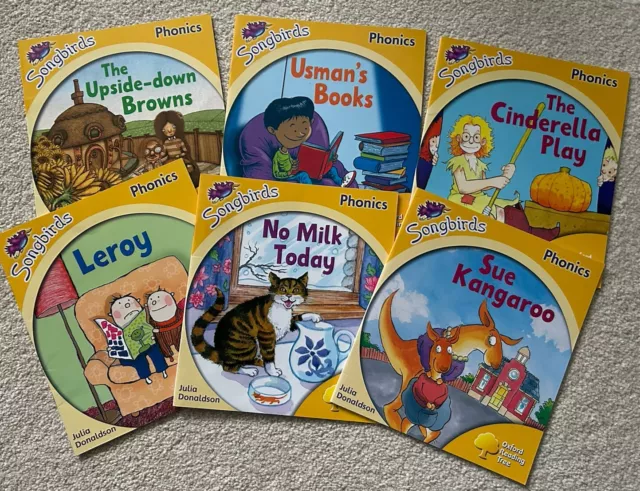 Oxford Reading Tree Stage 5 Songbirds Phonics Books by Julia Donaldson 6 Books 