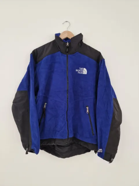 Vintage The North Face Fleece Jacket Mens Medium Deep Blue Goretex Windstopper