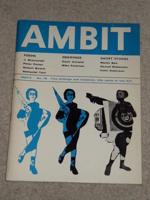 Ambit Magazine (no 18 1963/4) - Poems Drawings Short Stories - Ed. Martin Bax