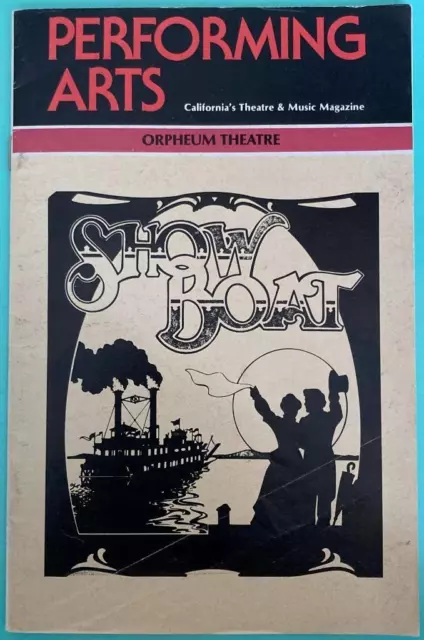 Playbill Show Boat Lonette McKee Donald O'Connor Sheryl Woods  Jacque Trussel SF